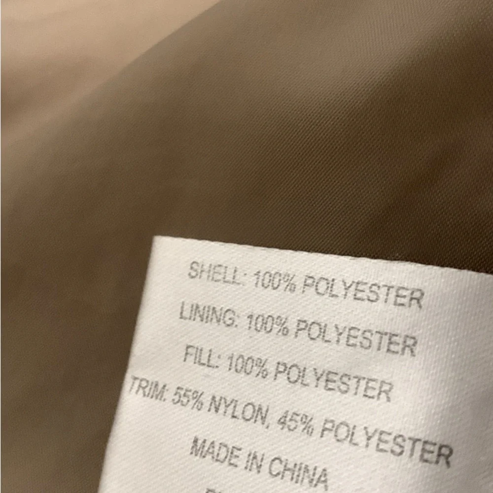 Portrait  Quilted Tan Jacket size small - Picture 12 of 12